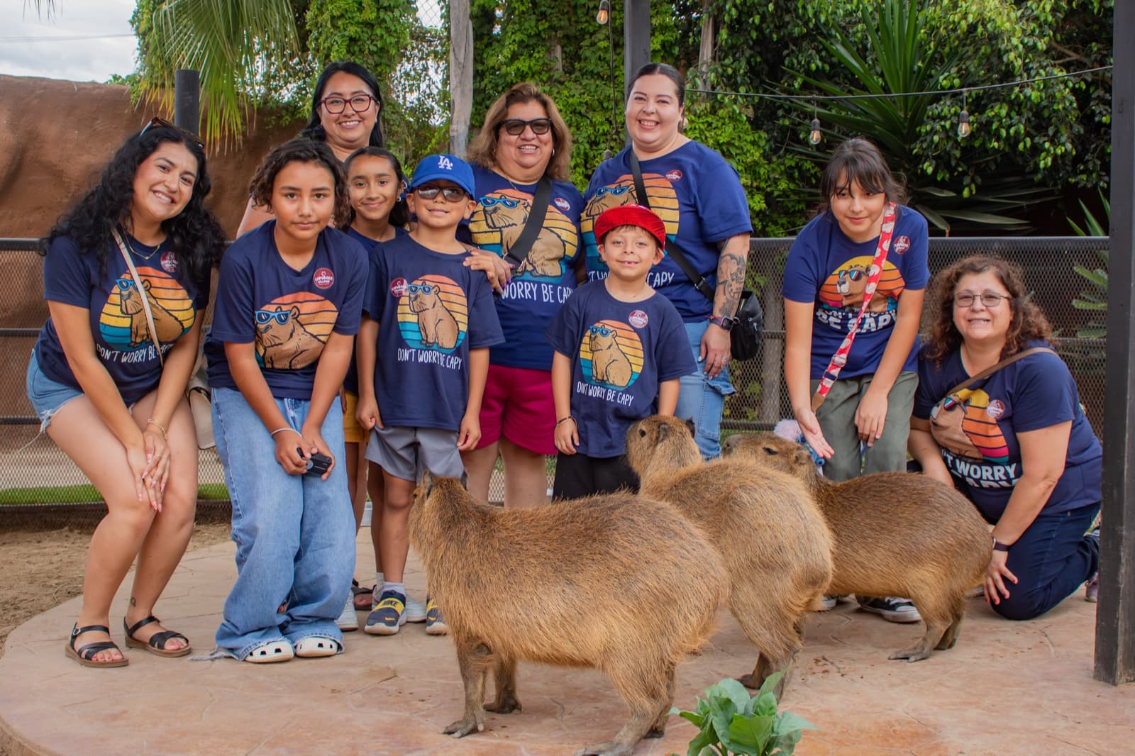 Grupo en Capybara Village
