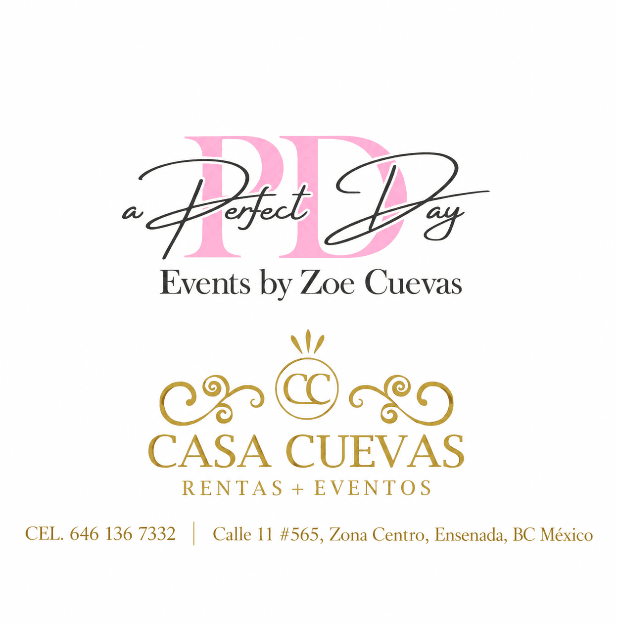 Logo A perfect Day Events by Zoe Cuevas